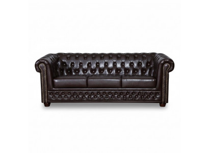Canapé Chesterfield ensemble Canapé 3+1 Ensemble de tapisserie de canapé Canapés Canapés Meubles en cuir