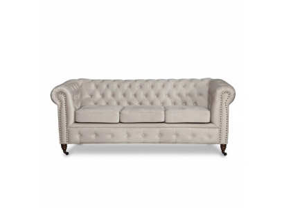 Ensemble canapé Chesterfield 3+2+1 Oxford Set de canapés en cuir Sofas Couches