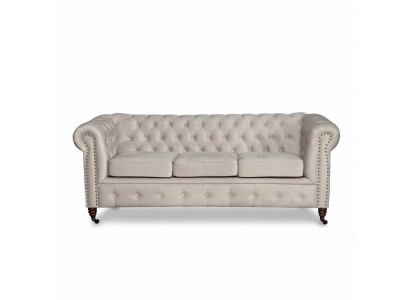 Ensemble canapé Chesterfield 3+2+1 Oxford Set de canapés en cuir Sofas Couches