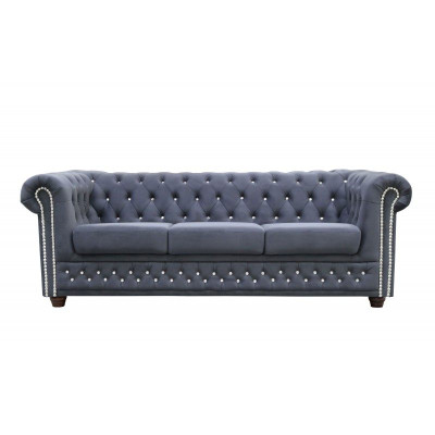 Canapé Chesterfield ensemble 3+2+1 canapé-lit canapé canapé en cuir Tissus lits