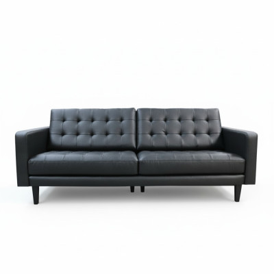 Conception Moderne Chesterfield Suite Canapé Canapé Revêtement en cuir Ensembles 3+2 nouveau