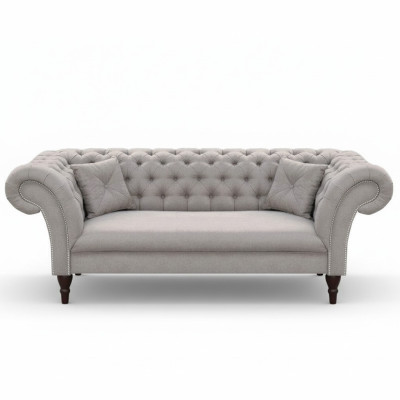 Canapé Chesterfield ensemble 3+2 Canapé Canapé Rembourrage Design Cuir Tissu Ensembles