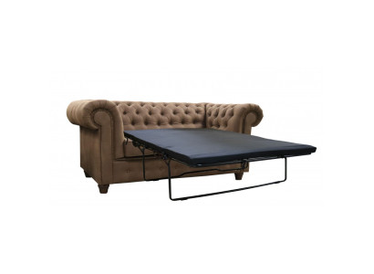 Chesterfield Cambridge Canapé 2 places Canapé de bureau avec fonction lit Canapés et sofas