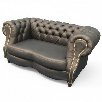 Chesterfield Lincoln 2 places Canapé Tissu Canapés Canapés Canapé Club en Cuir de Conception