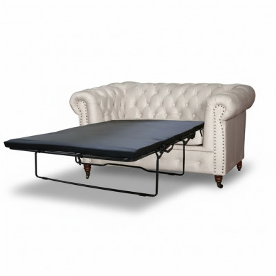 Chesterfield Oxford 2 places avec fonction lit Canapé Tissu Canapés Canapés neufs