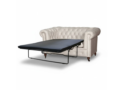 Chesterfield Oxford 2 places avec fonction lit Canapé Tissu Canapés Canapés neufs
