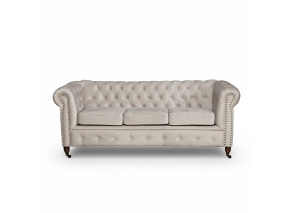 Design Classique Chesterfield Upholstery Canapé Canapé Suite 3 Places Canapé En Cuir Nouveau
