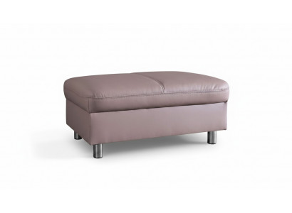 XXL Club Lounge Stool Pufa Cuir Ottoman Designer Textile Footstool Design