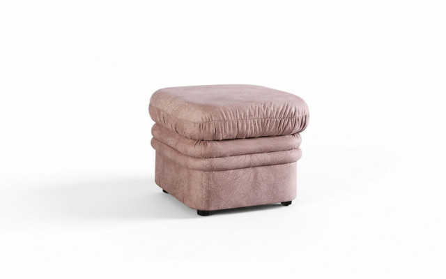Tabouret de salon XXL, repose-pieds de club, ottoman, pufa en tissu textile design