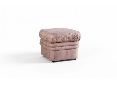Tabouret de salon XXL, repose-pieds de club, ottoman, pufa en tissu textile design