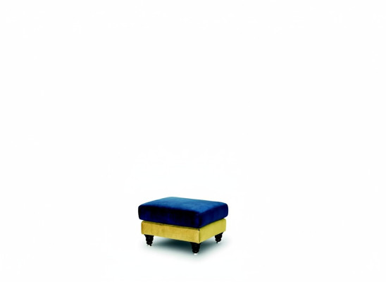 Repose-pieds Tabouret Lounge XXL Club Pouf Ottoman en cuir Textile Ottoman Designer neuf