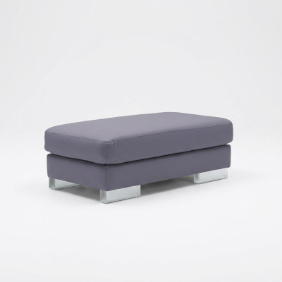 XXL Tabouret Club Club Lounge Tabouret Pufa Ottoman en cuir Textile Designer