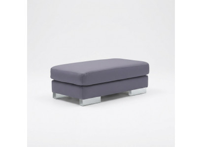 XXL Tabouret Club Club Lounge Tabouret Pufa Ottoman en cuir Textile Designer