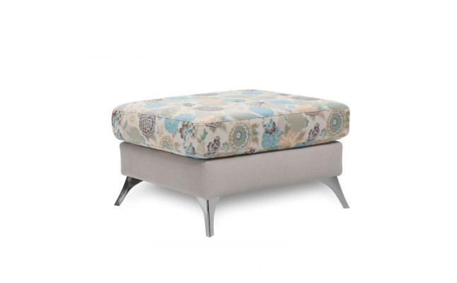 XXL Pouf de club Repose-pieds Lounge Tabouret Ottoman Pufa Cuir Textile Ottoman