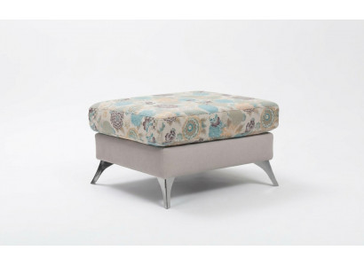 XXL Pouf de club Repose-pieds Lounge Tabouret Ottoman Pufa Cuir Textile Ottoman