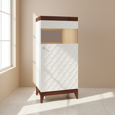 Vitrine de design moderne en verre présentoir armoire décorative étagère de vitrine.
