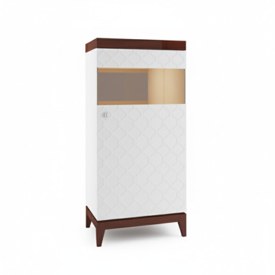 Vitrine de design moderne en verre présentoir armoire décorative étagère de vitrine.