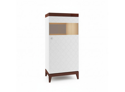 Vitrine de design moderne en verre présentoir armoire décorative étagère de vitrine.