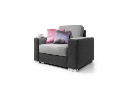 Créer Fauteuil Club Relax Lounge TV Tissu Canapé Rembourrage 1 Place Sofa