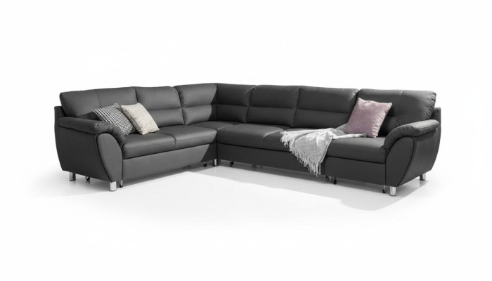 Paysage vivant Canapé-lit en forme de U Tissu Textile Canapé Sofa Rembourrage Coin