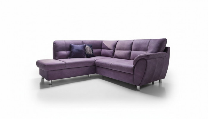 Le canapé d'angle est un design moderne respectueux pour votre salon