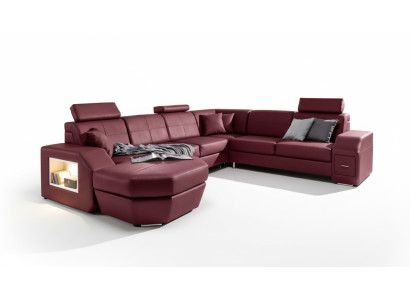 Design élégant Canapé d'angle Suite Canapé canapé d'angle Paysage de vie Sièges Sofas Couches