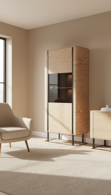 Vitrine Armoire Armoire Vitrines Bureau Salon Armoire