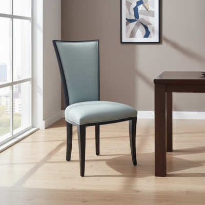 Luxe Design Tapisserie Chaise Chaises Siège Lehn Bureau Bureau Salle à manger Bois
