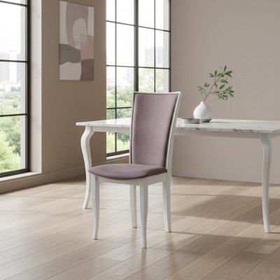Chaises luxueuses rembourrées en design, sièges de bureau en bois pour salle à manger.