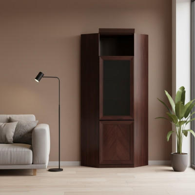 Système Mobilier de bureau Bar Vitrine Armoire de classement Classique Bois Armoire