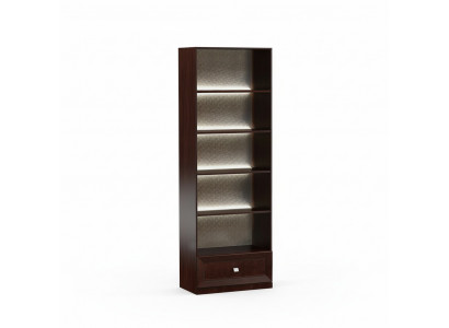 Système de mobilier de bureau Vitrine Armoire de rangement Classique r Déco Armoire en bois Étagère