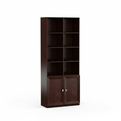 Mobilier de bureau du système Vitrine décorative Armoire de classement Classique en bois Armoire Étagère