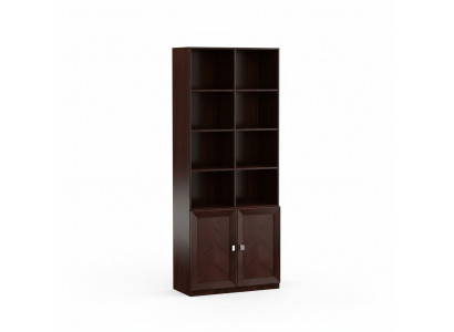 Mobilier de bureau du système Vitrine décorative Armoire de classement Classique en bois Armoire Étagère