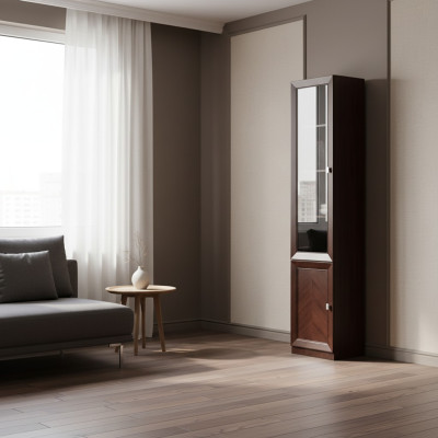 Système de bureau Mobilier décoratif Vitrine Armoire de classement Classique en bois Armoire Étagère