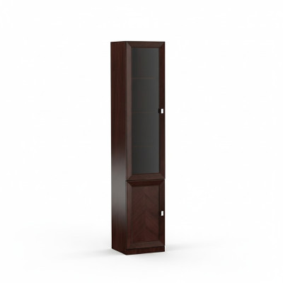 Système de bureau Mobilier décoratif Vitrine Armoire de classement Classique en bois Armoire Étagère