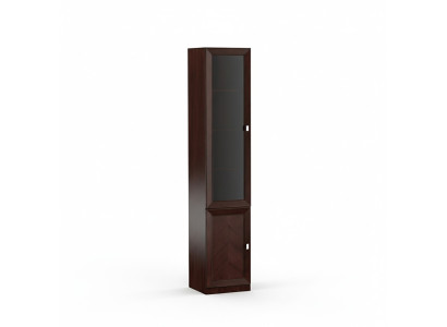Système de bureau Mobilier décoratif Vitrine Armoire de classement Classique en bois Armoire Étagère
