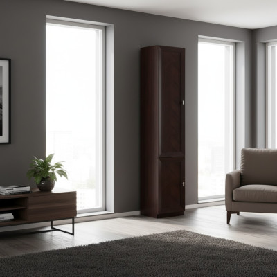 Système de mobilier de bureau décoratif Vitrine Armoire de classement Classique Étagère en bois Garde-robe