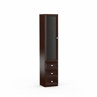 Système de mobilier de bureau décoratif Vitrine Armoire de classement Étagères Classique en bois Armoire