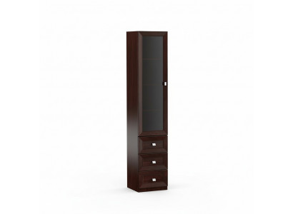 Système de mobilier de bureau décoratif Vitrine Armoire de classement Étagères Classique en bois Armoire