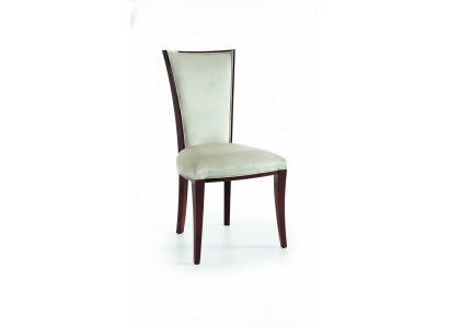 Chaise de designer Fauteuil Royal Classique Chaises Rembourrage Siège en bois