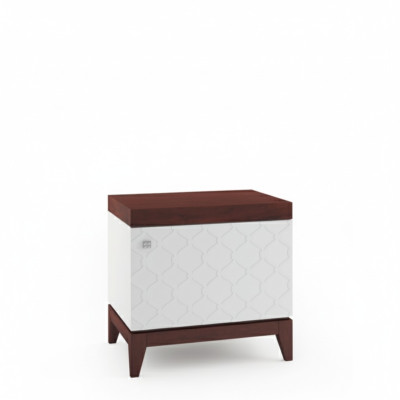 Conception Table de chevet en bois laqué brillant Consoles Côté Consoles de nuit Tables de chevet nouvelle