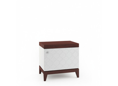 Conception Table de chevet en bois laqué brillant Consoles Côté Consoles de nuit Tables de chevet nouvelle