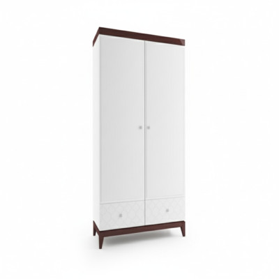 Armoire de luxe pour hôtel, armoire en bois murale de designer, élégante.