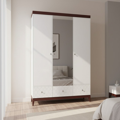Concepteur de garde-robe Armoire en bois Armoire murale Hôtel de luxe noble