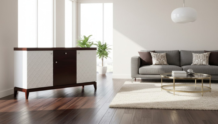 Designer Kommode Schrank Schubladenkommode Sideboard Schubladen Dekorative Regal Holz