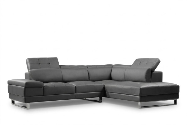Canapé en cuir design Canapé Canapé Tissu Coin Assise Suite Paysage de vie