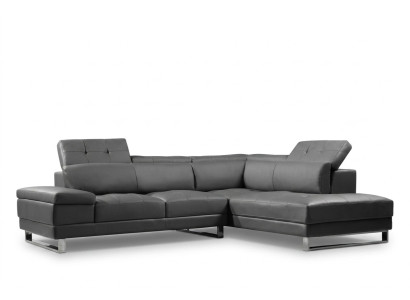 Canapé en cuir design Canapé Canapé Tissu Coin Assise Suite Paysage de vie