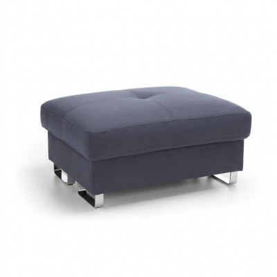 XXL Pouf de club Lounge Tabouret Cuir Textile Ottoman Designer Pouf nouveau