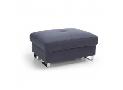XXL Pouf de club Lounge Tabouret Cuir Textile Ottoman Designer Pouf nouveau
