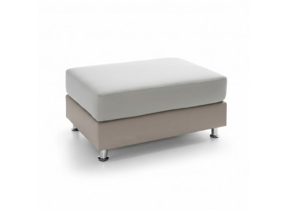 XXL tabouret club Club Lounge tabouret cuir textile Ottoman Designer Pufa